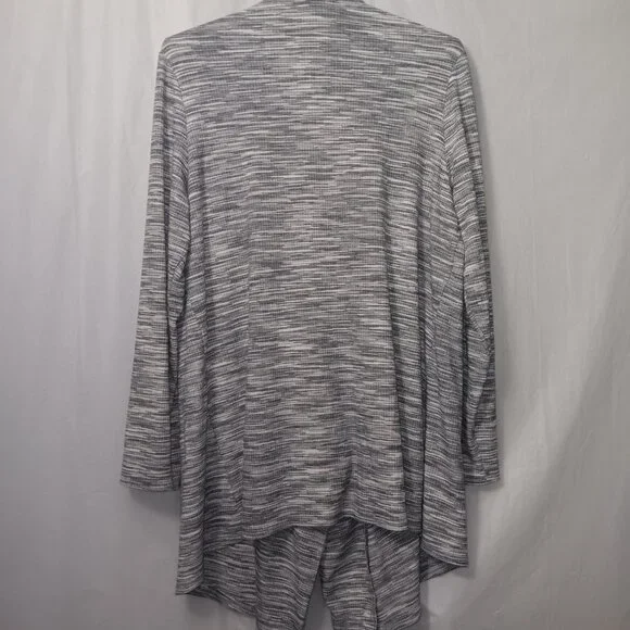 KATE & MALLORY OPEN FRONT LIGHTWEIGHT CARDIGAN - Picture 4 of 13